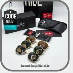 عینک آفتابی ترندی شیشه سنگ فول‌پک ریبن Ray Ban کد: G0551