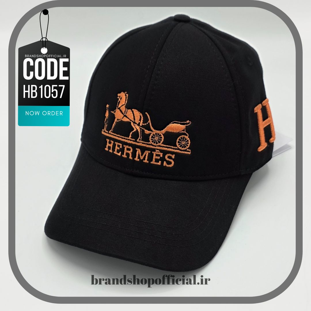 1_20250927_223057_0000 کلاه بیسبالی هرمس Hermes کد: HB1057 - Image 1