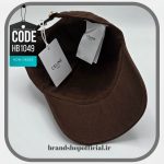 کلاه بیسبالی قهوه‌ای سلین لوگودار Celine کد: HB1049 - Image 2
