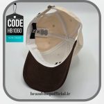 کلاه بیسبالی کرم/قهوه‌ای سوخته ان‌وای دیزاین اورجينال NY کد: HB1060 - Image 2