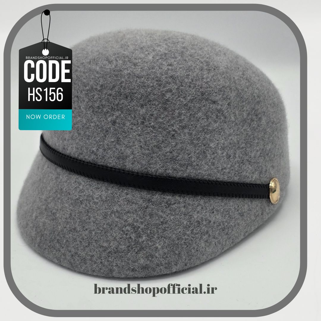 Copy of brandshopofficial.ir_20251005_213220_0000 کلاه مستر طوسی کلوش Cloche Hat کد: HS156 - Image 1
