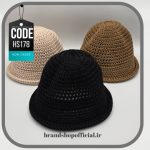 کلاه باکت بافت کروشیه Crochet Bucket Hat کد: HS178