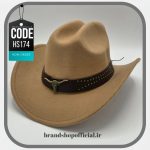 کلاه کابوی نسکافه‌ای مدل لانگ هورن Cowboy کد: HS174