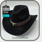 کلاه کابوی مشکی مدل لانگ هورن Cowboy کد: HS184