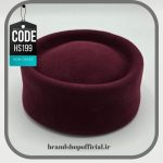 کلاه پیلباکس زرشکی اورجينال Pillbox Hat کد: HS199