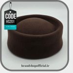کلاه پیلباکس قهوه‌ای اورجينال Pillbox Hat کد: HS201