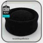 کلاه پیلباکس مشکی اورجينال Pillbox Hat کد: HS202
