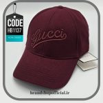 کلاه بیسبالی زرشکی (شرابی) مستر تُرک گوچی Gucci Burgundy کد: HB1137
