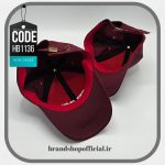 کلاه بیسبالی اکونومی سلین Celine Burgundy کد: HB1136 - Image 2
